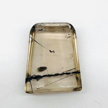 Load image into Gallery viewer, Black Tourmalated Quartz Cabochon # 87
